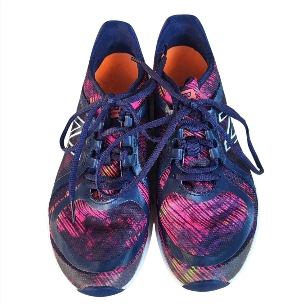 New Balance Womens FuelCore Transform v2 GS Navy/Pink Running Shoes Size 8.5